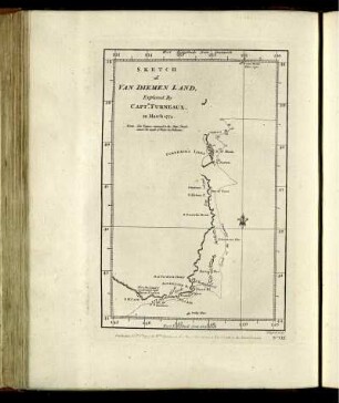 Sketch of Van Diemen Land