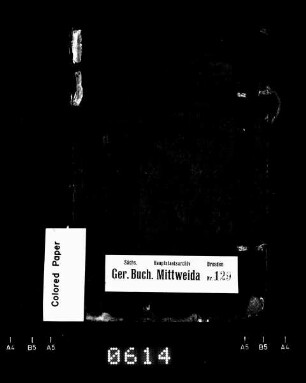 Gerichtshandelsbuch für Krumbach (bei Mittweida) und Zschöppichen, Bd. 1