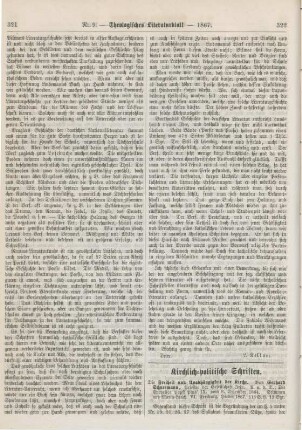 322-327 Kirchlich-politische Schriften