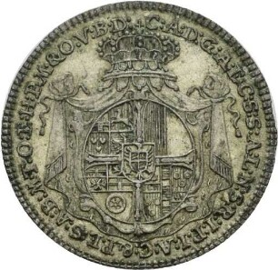 Groschen des Deutschen Ordens auf den Tod des Hochmeisters Clemens August von Bayern, 1761