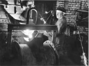 Probenahme - aus der Reihe: Plamag-Gießerei Plauen - 1947-1948