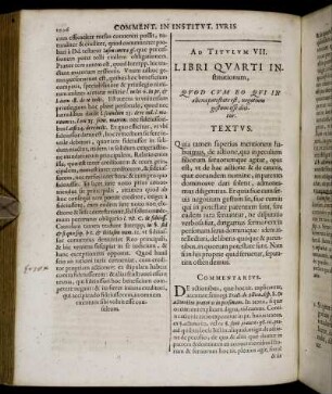 Ad Titulum VII. - Ad Titulum X.
