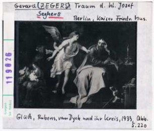 Gerard Seghers: Traum des Hl. Josef. Berlin, Kaiser-Friedrich-Museum (Bode-Museum)