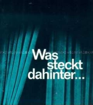 Propagandaschrift der FDP anlässlich der Landtagswahlen in Nordrhein-Westfalen 1966