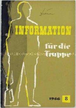 Monatsheft zur politischen Bildung in der Bundeswehr u.a. zur innerdeutschen Mauer