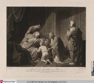 Jacob blesses Josephs two Sons
