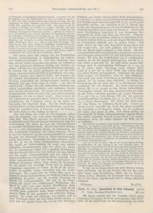198-199 [Rezension] Theis, Johs., Sumerisches im Alten Testament