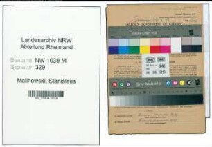 Entnazifizierung Stanislaus Malinowski , geb. 28.04.1914 (Angestellter)