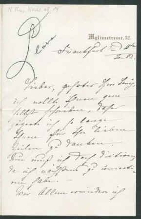 Brief an Martin Levy : 13.01.1882