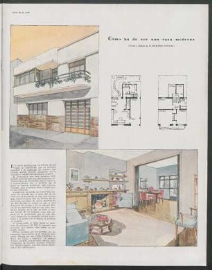Cómo ha de ser una casa moderna