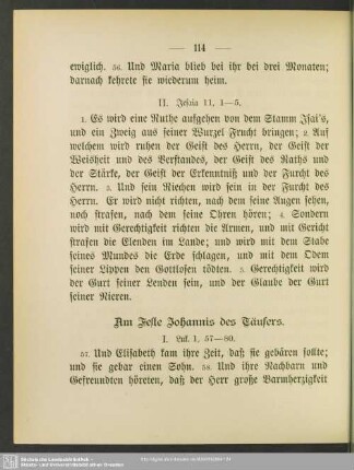 Am Feste Johannis des Täufers