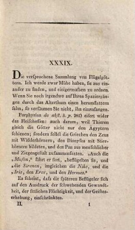 Mythologische Briefe, 2