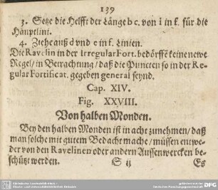 Cap. XIV. Fig. XXVIII. Von halben Monden.