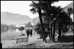Muralto Locarno: Uferpromenade gegen Locarno
