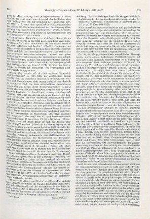706-707 [Rezension] Stollberg, Dietrich, Seelsorge durch die Gruppe