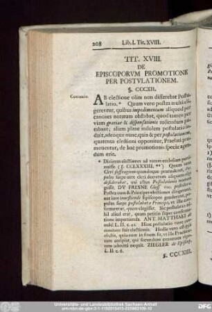 Tit. XVIII. De Episcoporum Promotione Per Postulationem.