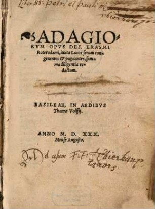 Adagiorum opus