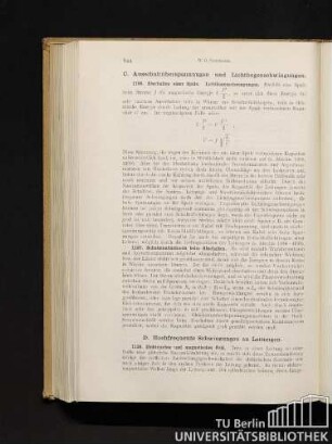 D. Hochfrequente Schwingungen an Leitungen.