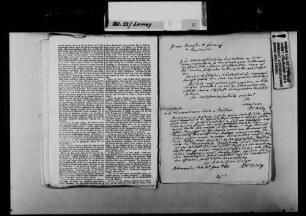 Schreiben von Jacob Venedey, Oberweiler, an August Lamey: Berichte der Lokalzeitungen über den [Deutschen] Krieg.