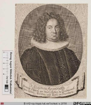 Bildnis Christian Krumbholtz