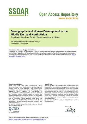 Demographic and Human Development in the Middle East and North Africa