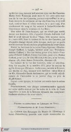 Poussin illustrateur de Léonard de Vinci