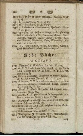 Rohe Bücher.