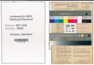 Entnazifizierung Bernhard Schwarz , geb. 04.09.1892 (Elektromeister)