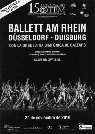 Ballett am Rhein Düsseldorf Duisburg con la Orquestra Simfònica de Balears 15 Aniversario Temporada de Ballet de Mallorca
