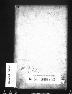 Hypothekenbuch von Altlöbau