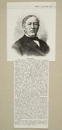 Bildnis von Georg Waitz (1813-1886)