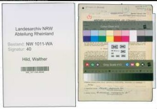 Entnazifizierung Walther Hild , geb. 02.08.1893 (Obersteuersekretaer)