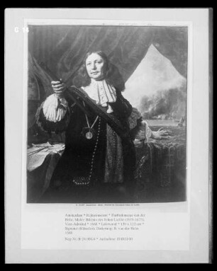 Bildnis des Johan Liefde (1619-1673), Vize-Admiral