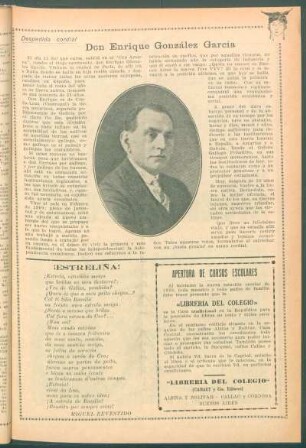 Despedida cordial : Don Enrique González García
