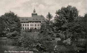 Das Mutterhaus vom Park aus: Ev. luth. Diakonissenhaus Leipzig