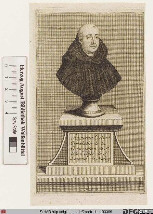 Bildnis Augustin (Taufname: Antoine) Calmet