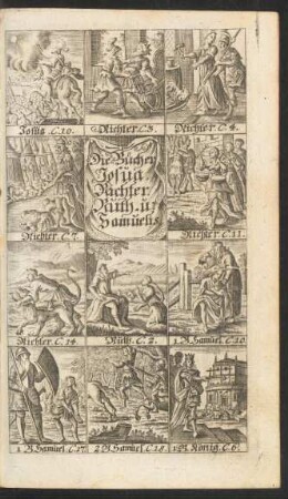 Die Bücher Josua. Richter. Ruth. u. Samuelis