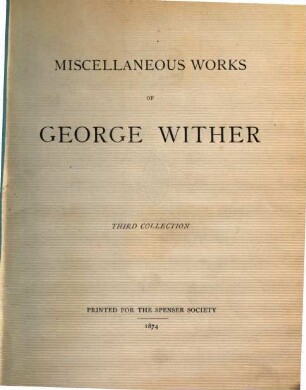 Miscellaneous works of George Wither, 3