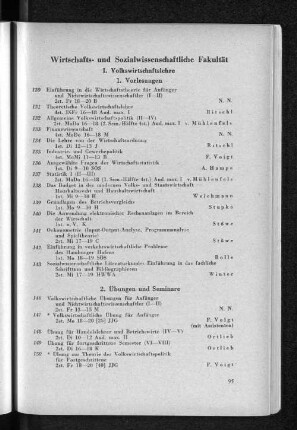 Wirtschafts- und Sozialwissenschaftliche Fakultät