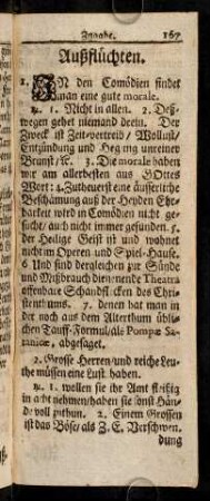 167-170, Außfluechten