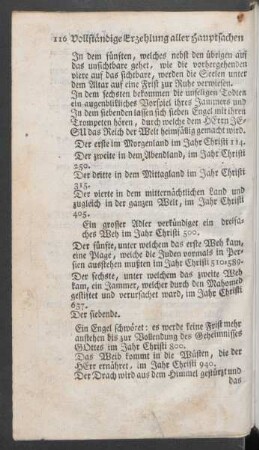 [Vollständige Erzehlung aller Hauptsachen]
