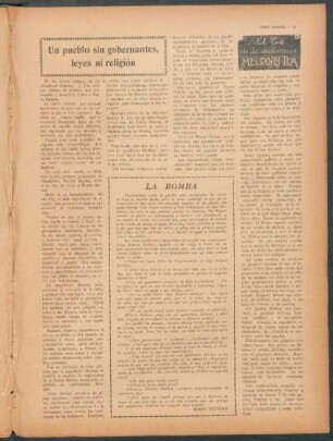 Un pueblo sin gobernantes, leyes ni religión