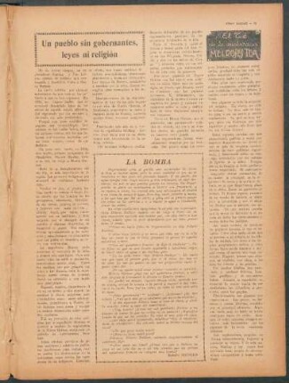 Un pueblo sin gobernantes, leyes ni religión