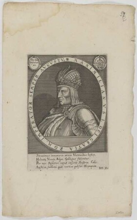 Bildnis des Maximilianvs I., römisch-deutscher Kaiser