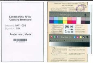 Entnazifizierung Maria Austermann , geb. 01.05.1913 ()