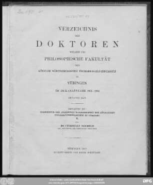 1: Verzeichnis der arabischen Handschriften