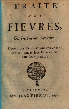 Traité des Fievres