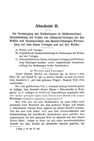 A) Welfen und Veringer