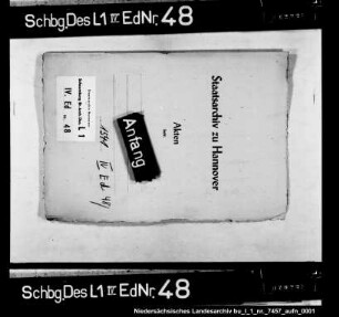 Schuldensachen der Anna von Reden, Witwe des Hans von Reden