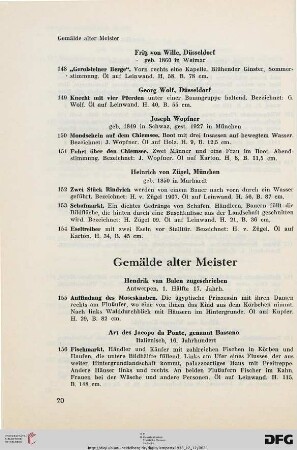 Gemälde Alter Meister (Nr. 155-224)